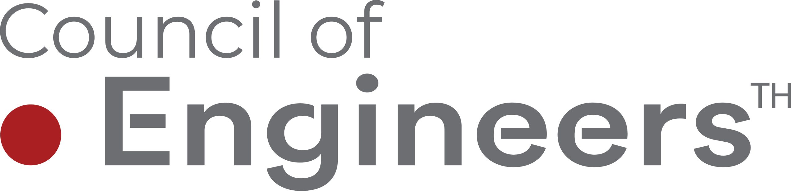 Logo red dot ปี 2 - Eng สีเทา